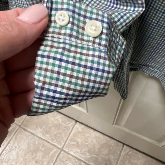 Peter Millar XL button up gingham shirt - Picture 6 of 8
